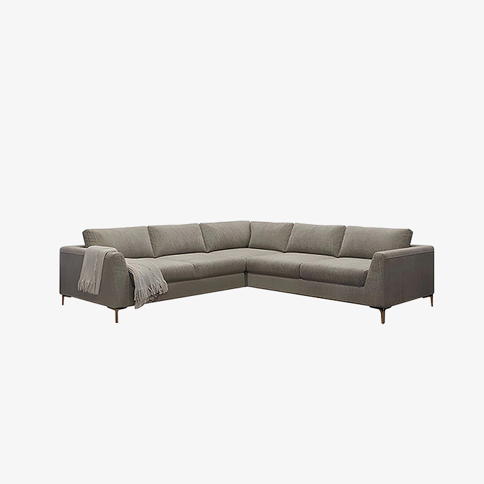 Wohnzimmermöbel, modernes Design, modulares L-förmiges Stoffsofa