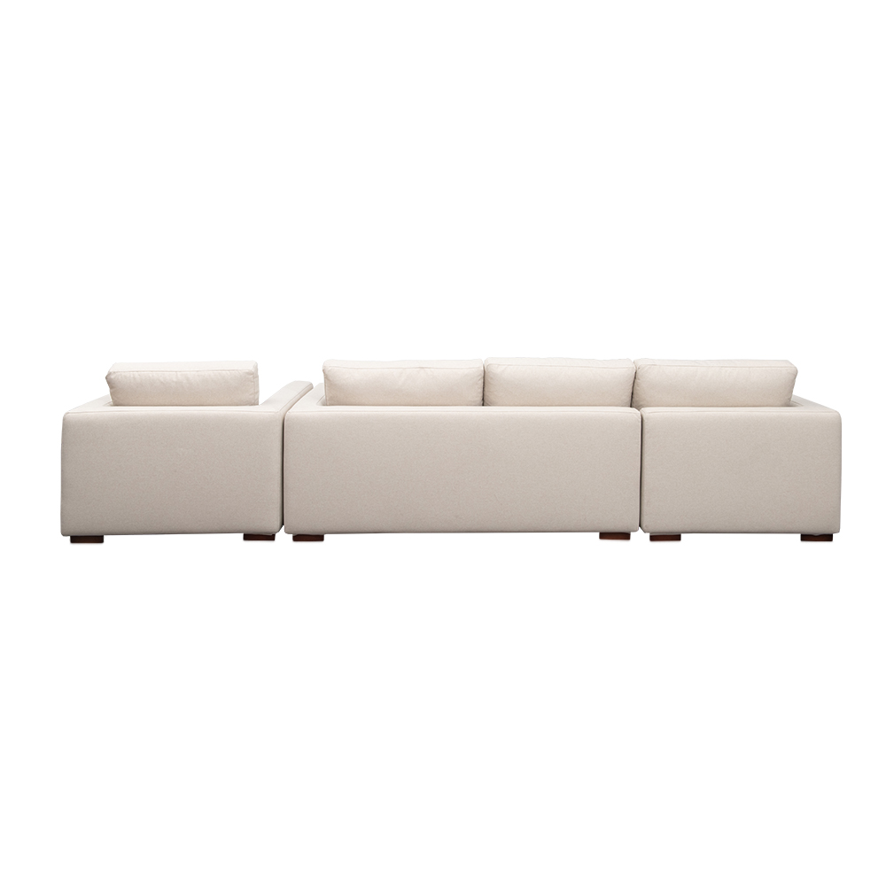  Modulares Sofa aus kombiniertem Stoff für das Wohnzimmer