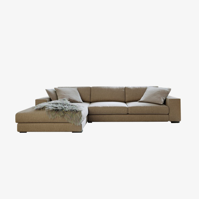 Sessel-Loveseat-Sofa-Set mit Chaiselongue und Ottomane