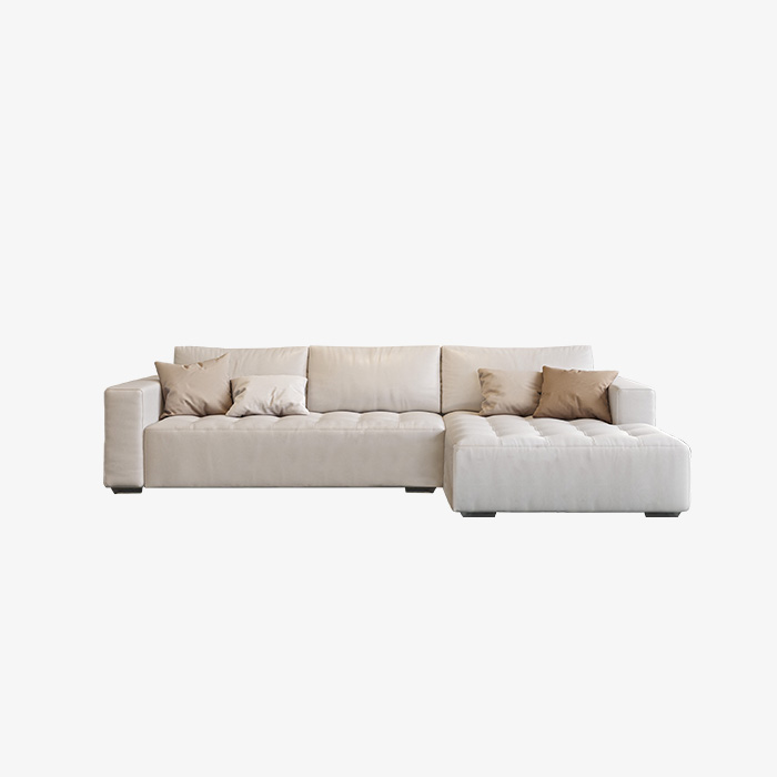 Beigefarbenes Stoff-Loveseat-Sofa, Lounge-Couch-Sofa