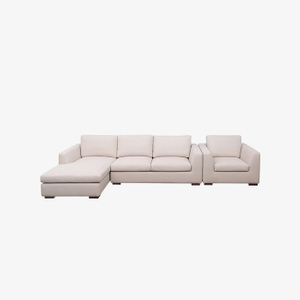  Modulares Sofa aus kombiniertem Stoff für das Wohnzimmer