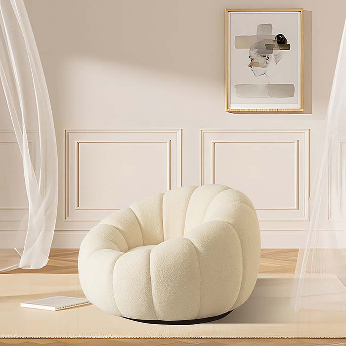 Pumpkin Lazy Drehsofastuhl Nordic Cloud Cute Chair