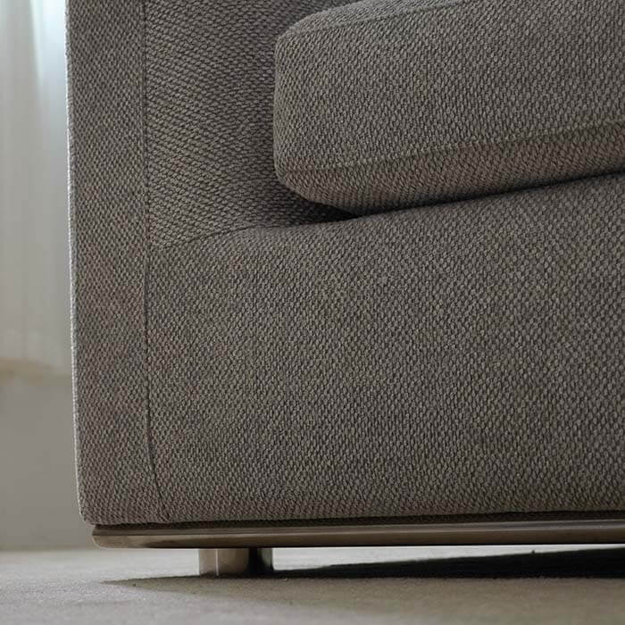 Modernes gepolstertes 3-Sitzer-Anbausofa für das Wohnzimmer