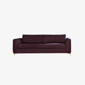 Wohnzimmer-Sets Loveseat 2-Sitzer-Sofa aus Stoff in Rot