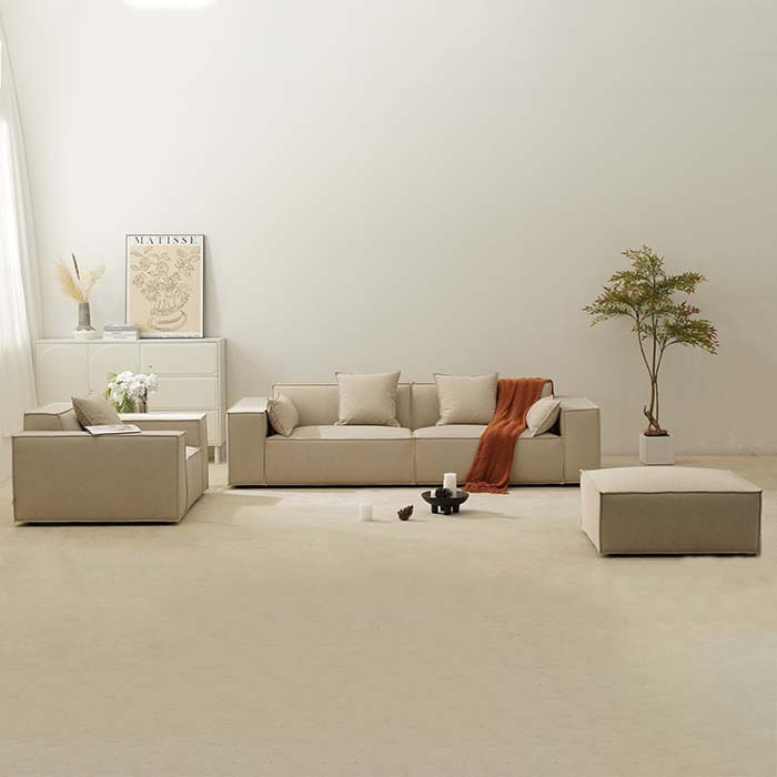 Minimalistisches gepolstertes modulares Living Divani Sofa