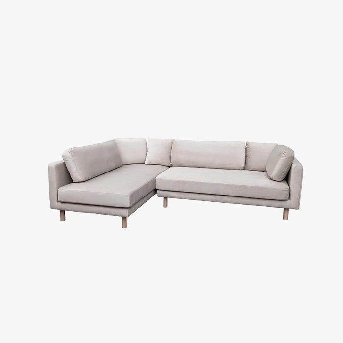 Home Goods Sofas, Schlafzimmer, Stoff, L-förmiges Schnittsofa, Wohnzimmer, Lounge, L-förmige Sofas, Schlafsofa mit Chaiselongue