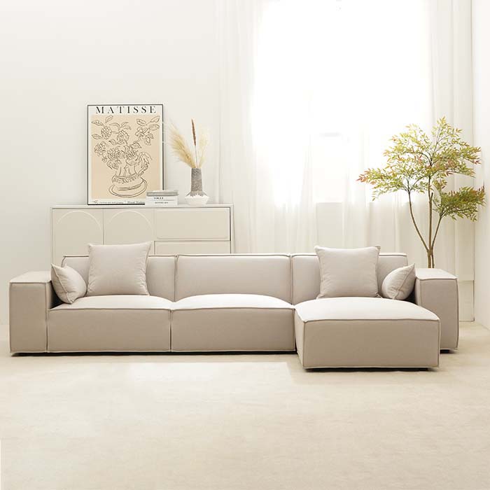 Minimalistisches gepolstertes modulares Living Divani Sofa