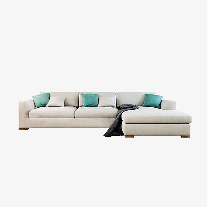 Moderne Sofas Loveseat Wohnzimmer-Sofa-Set aus Stoff