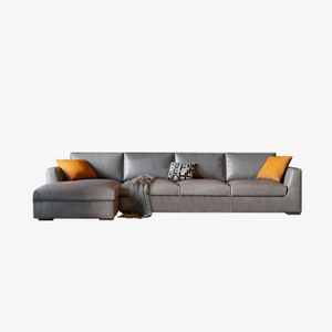 Moderne Sofagarnitur mit Chaiselongue