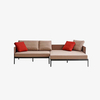 Moderne gepolsterte Outdoor-Sofas aus Metall