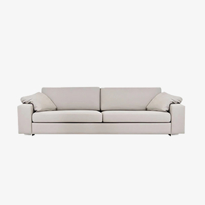 Minimalismus-Möbel, moderne, einfache Stoffsofas, 3-Sitzer-Sofa 