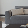 Minimalistisches Möbel-Sofa-Kombinations-Lounge-Sofa-Set aus Stoff