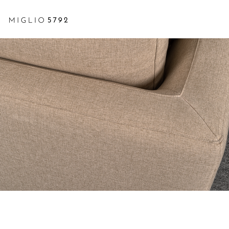 Moderne Möbel, minimalistisches, modernes L-förmiges Sofa für den Außenbereich