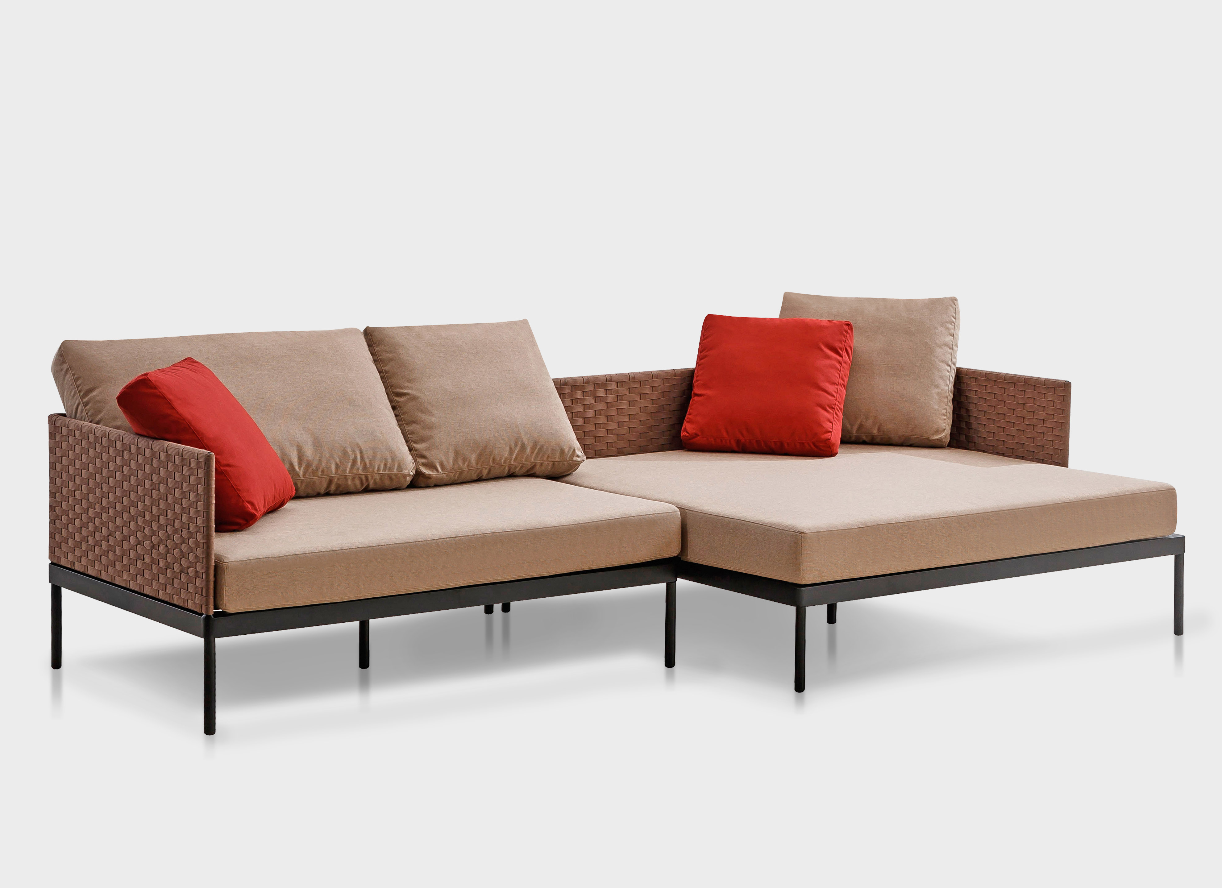 Outdoor-Sofas aus Metall