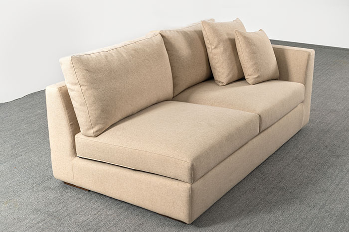 Italienische Möbel, moderne Sofas, L-förmiges Sofa-Set aus Stoff