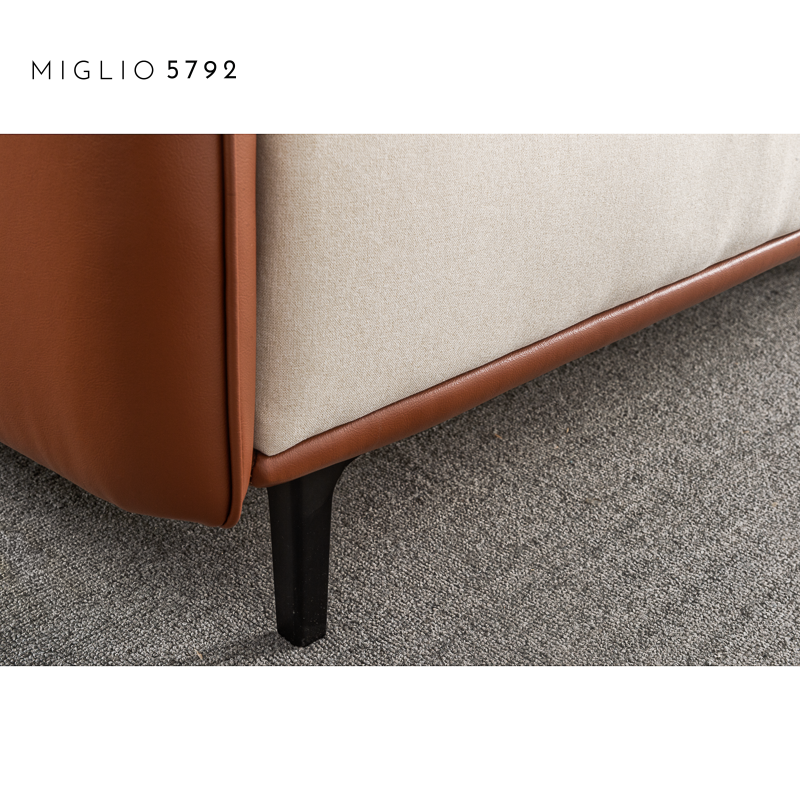 Elegantes, modisches, modernes Stoffsofa M002