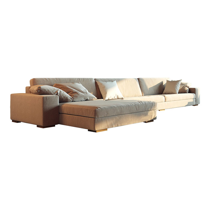 Wohnzimmer-Möbel, modulare, schlichte, beige Wohnzimmer-Sets