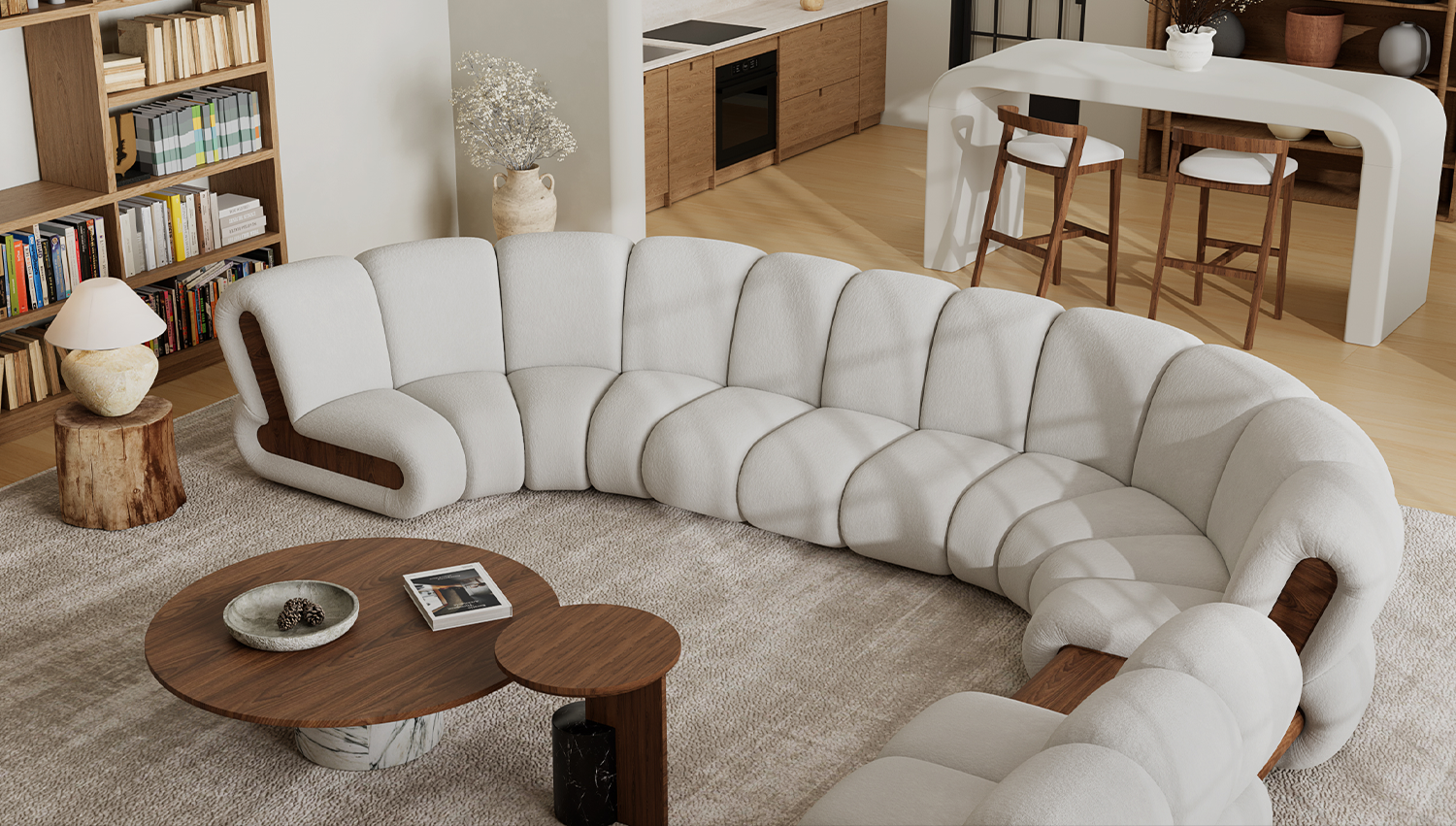 Modulares Sofa f&uuml;r das Wohnzimmer