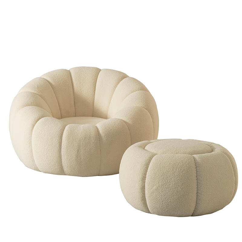 Pumpkin Lazy Drehsofastuhl Nordic Cloud Cute Chair