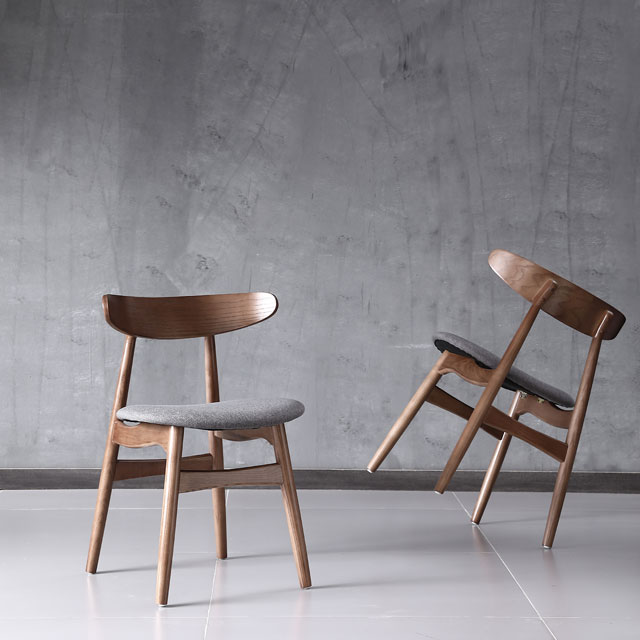 Nordic Chair Kaffeestuhl aus massivem Holz