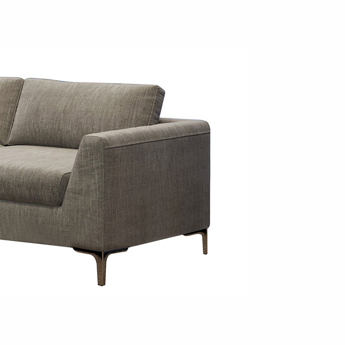 Wohnzimmermöbel, modernes Design, modulares L-förmiges Stoffsofa