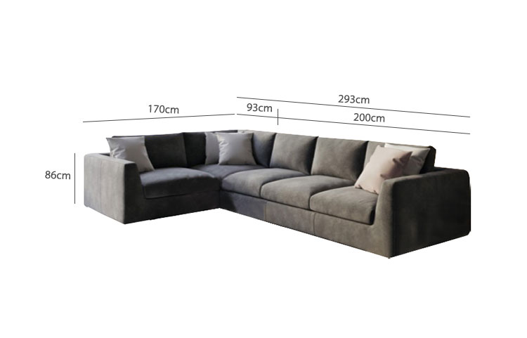 L-förmiges Outdoor-Sofa