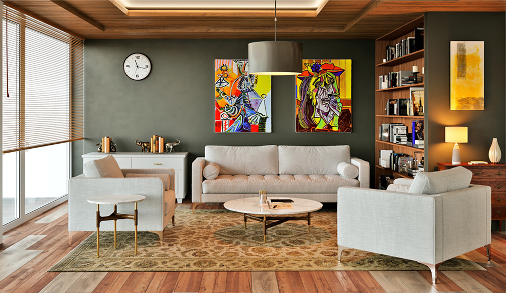 kleiner gepolsterter Stuhl