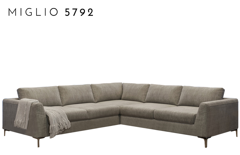 Wohnzimmermöbel Minimalistisches modulares L-förmiges Sofa