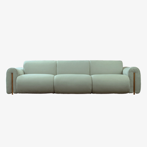 Modernes, zeitgenössisches Dreisitzer-Sofa mit abnehmbaren Armlehnen