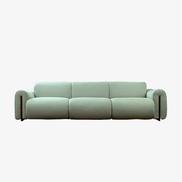 Modernes, zeitgenössisches Dreisitzer-Sofa mit abnehmbaren Armlehnen