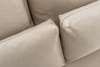 Italienisches Ledersofa, braune Couch