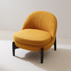 Moderner Teddy-Fleece-Sessel, gepolsterter Lounge-Sessel mit Rückenlehne